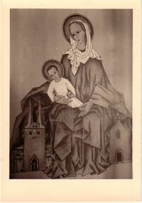 Maria mit Wanzleber Kirchen